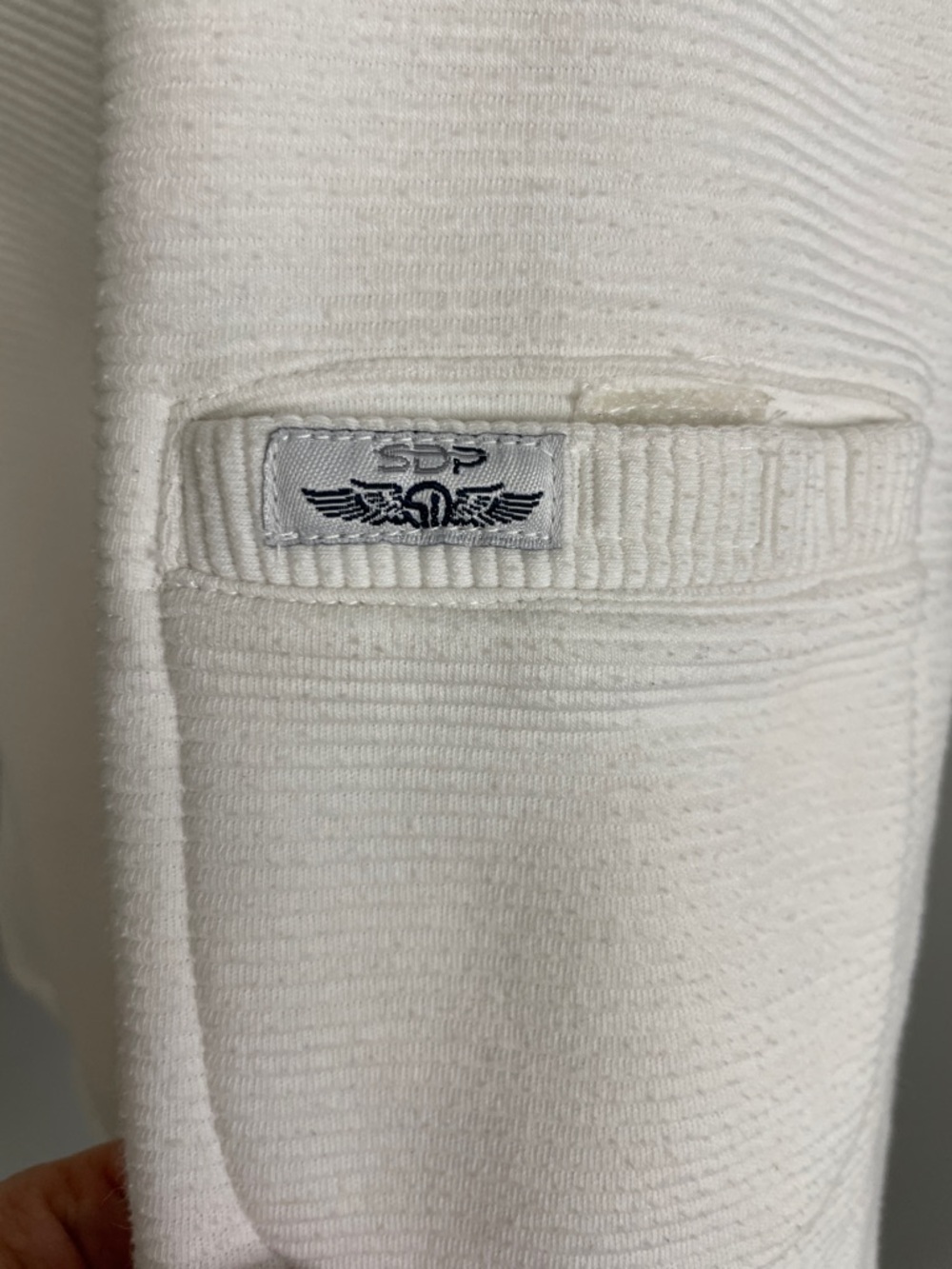 Straight Down Performance Full Zip Golf ribbed jacket size XL White womens - Picture 4 of 6